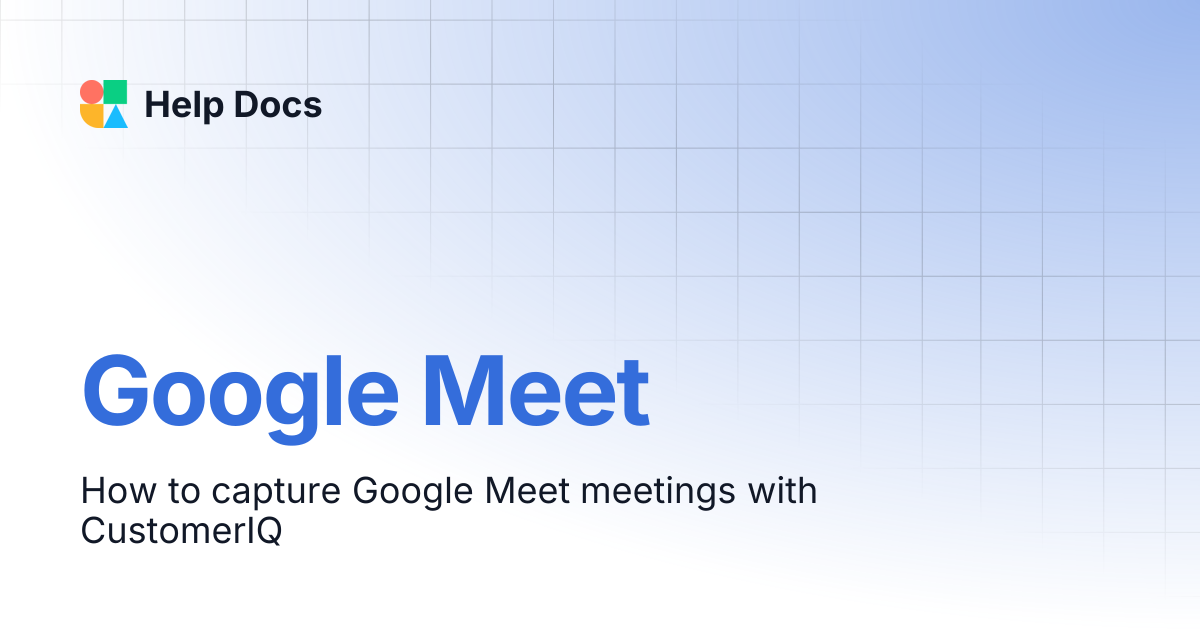 Google Meet | Help Docs